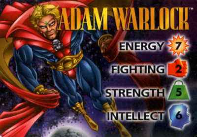 Adam Warlock 4-Grid Character Card